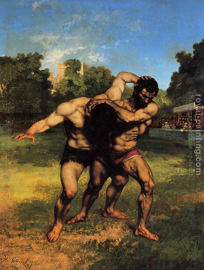 Gustave Courbet : The Wrestlers